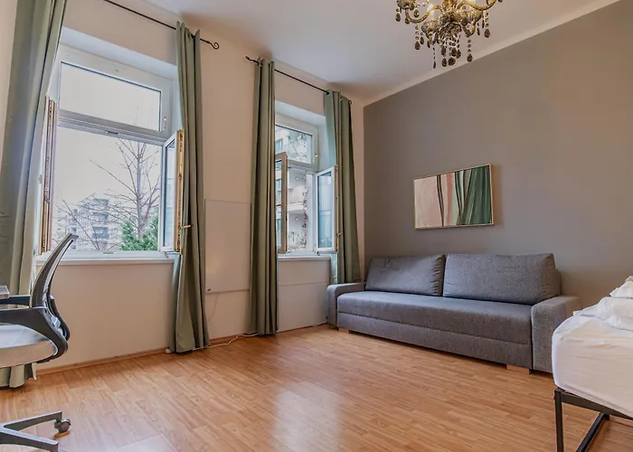 5-min To Danube Canal ,modern Flat For Longstays Apartamento *