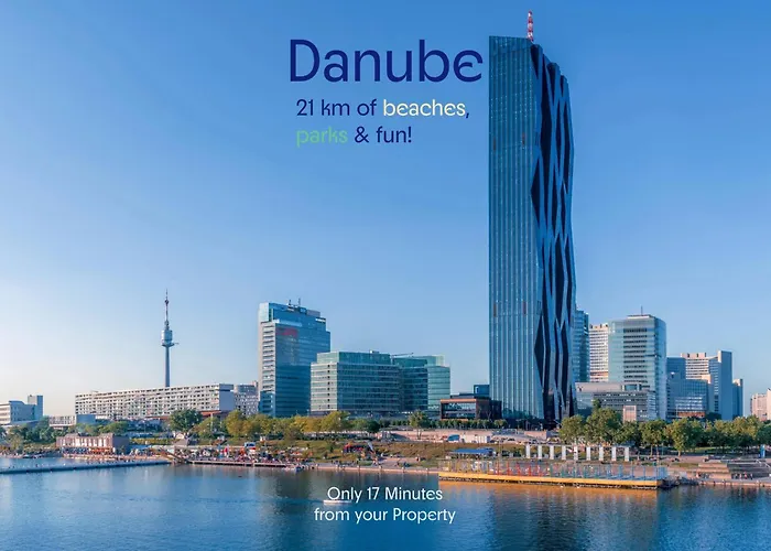 5-min To Danube Canal ,modern Flat For Longstays *