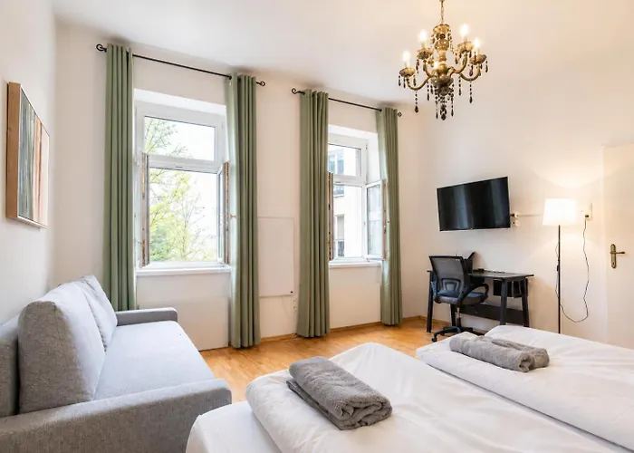 5-min To Danube Canal ,modern Flat For Longstays Apartamento Viena